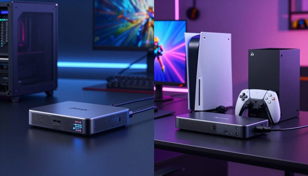 comparing internal versus external capture